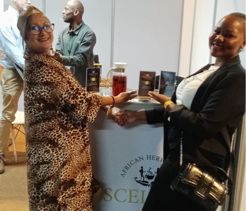 Sceletia  mother & daughter dup shine at the Biodiversity Economy and Investment Indaba