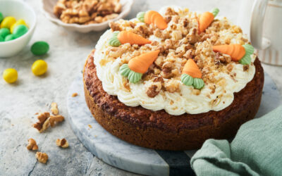 Honeybush-infused carrot cake